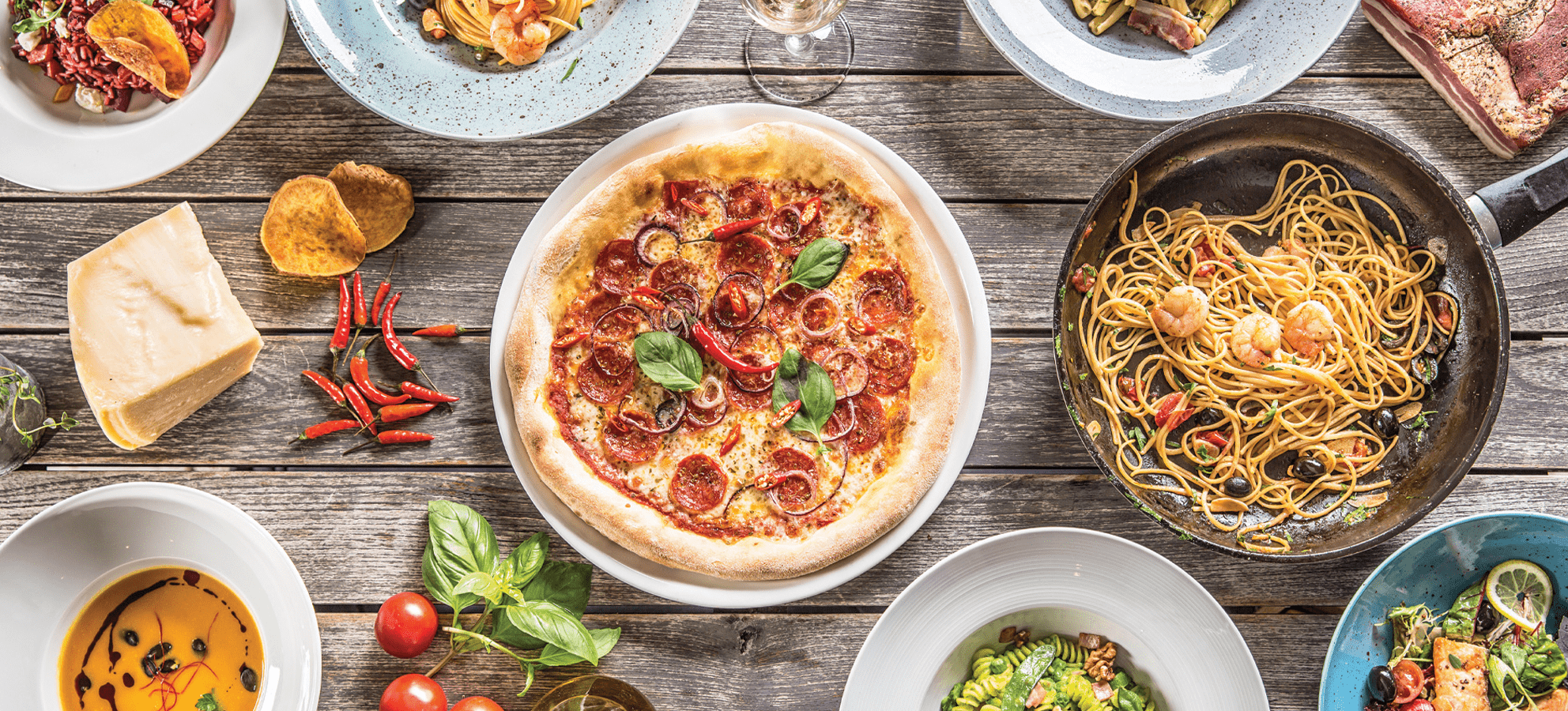 Fratelli Pizza · Pasta · Vino Vellmar